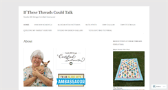 Desktop Screenshot of ifthesethreadscouldtalk.com